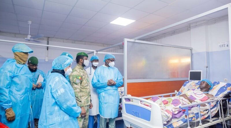 Le président assimi Goïta ces rendu à l’hôpital de kati